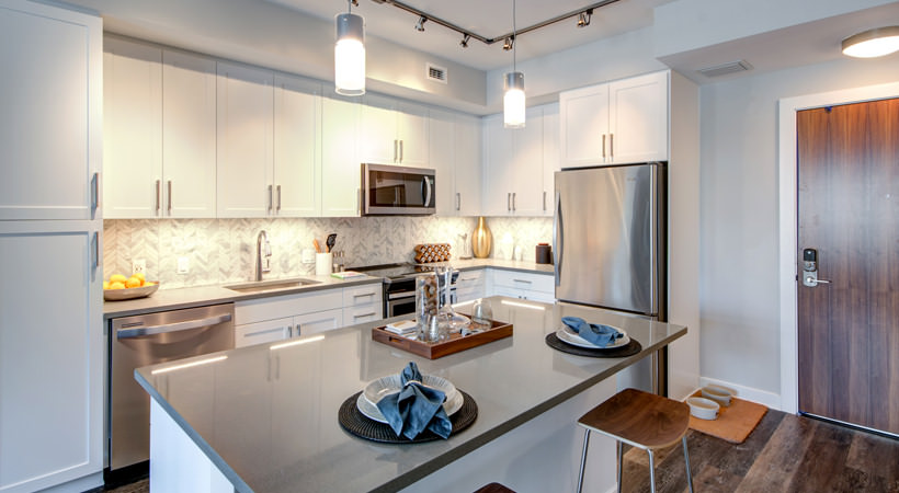 luxury apartments kitchen